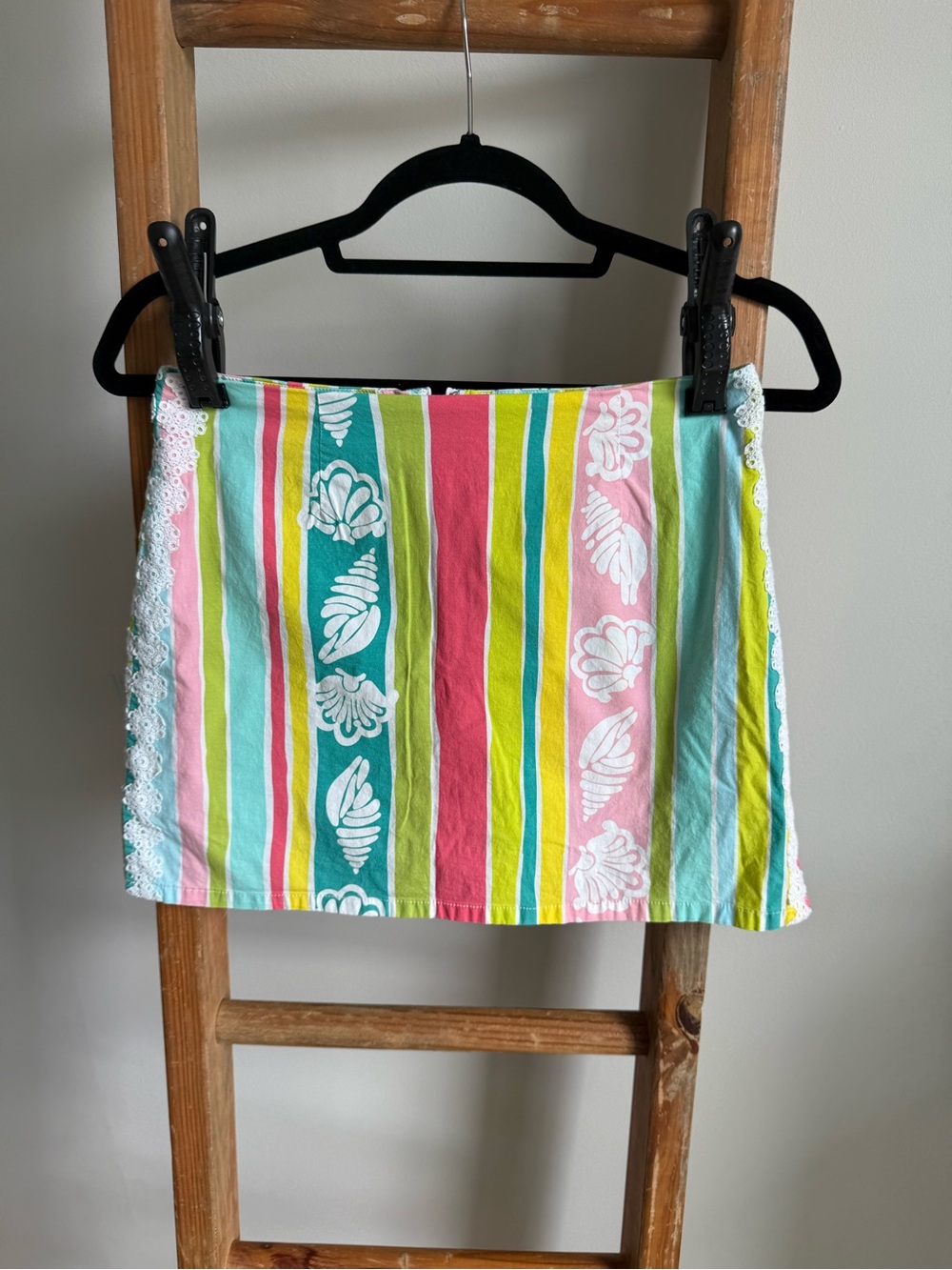 🌴 Lilly Pulitzer Striped Seashell Skort – Size 2